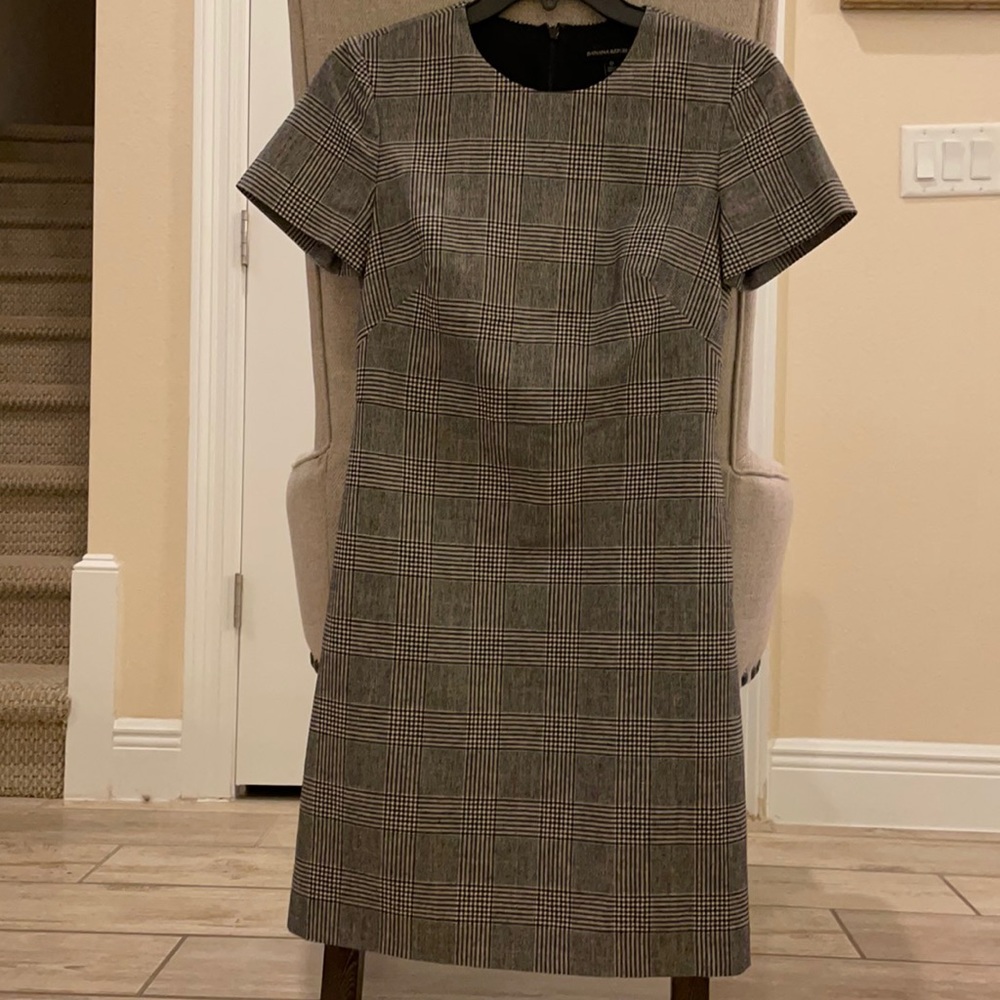 Banana Republic plaid dress
